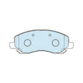 4WD Front Disc Brake Pad Set for Mitsubishi Outlander (2003 - 2012)