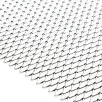Silver Aluminium Racing Grille Mesh Vent for Universal Car 100x33cm