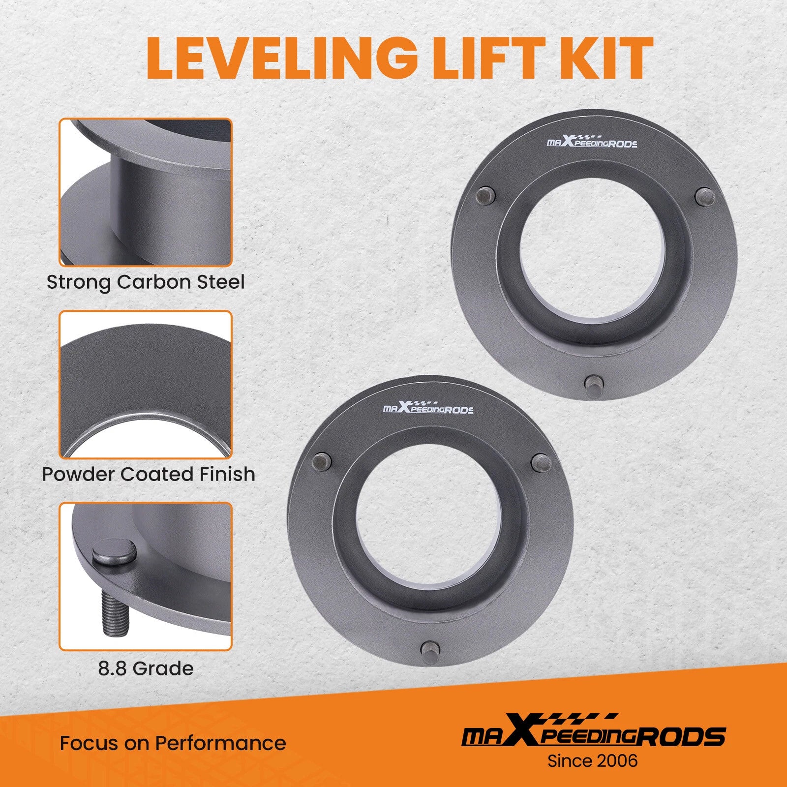 3in Front Lift Leveling Kit for Dodge Ram 1500 2500 3500 (2002–2023)