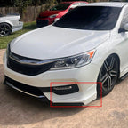 Set of 4 Bumper Lip Splitters for Honda Accord 4DR (2016–2017)