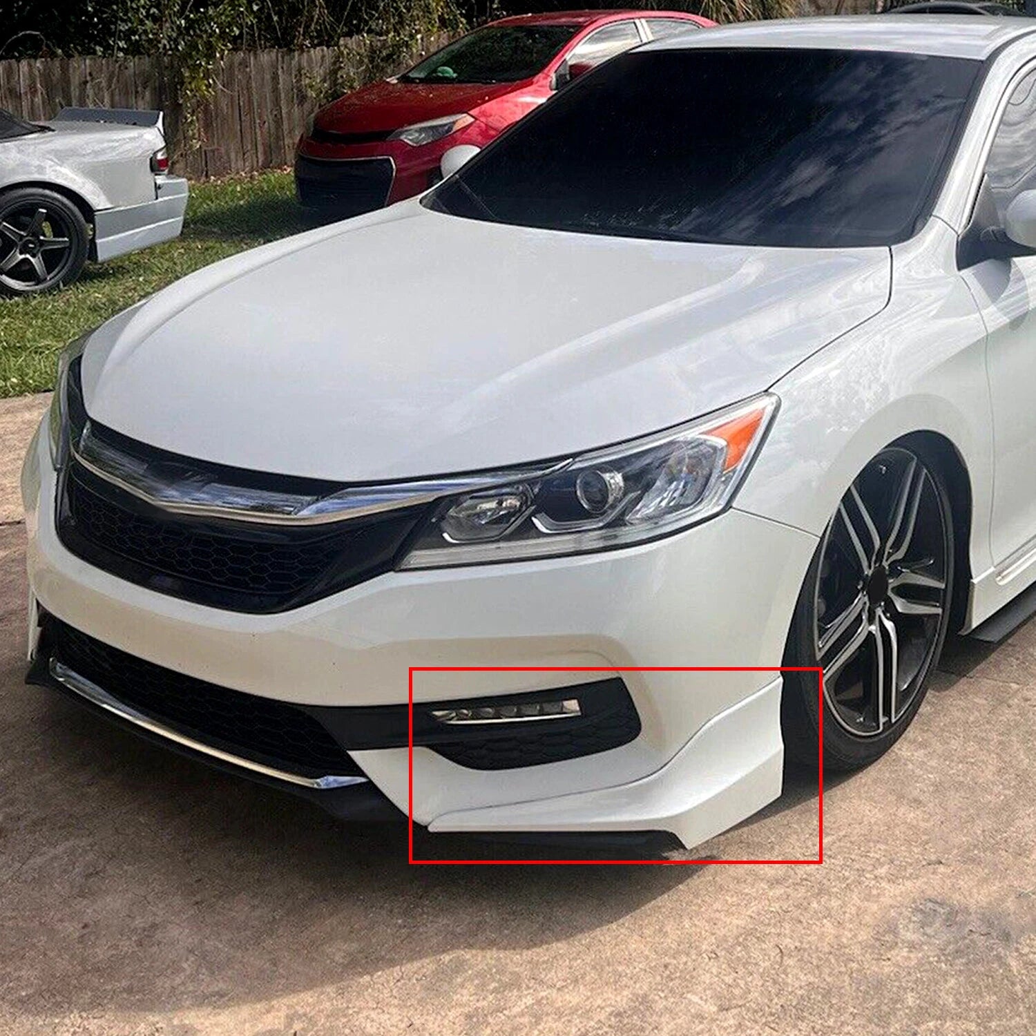 Set of 4 Bumper Lip Splitters for Honda Accord 4DR (2016–2017)