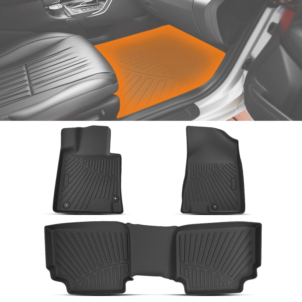 Set of 4 Waterproof Carpet Floor Mats for Kia K5 FWD Hyundai Sonata (2020–2025)