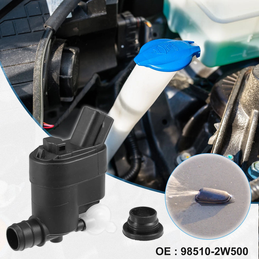 Set of 2 Windshield Washer Motor Pumps for Hyundai Elantra GT (2018–2020)