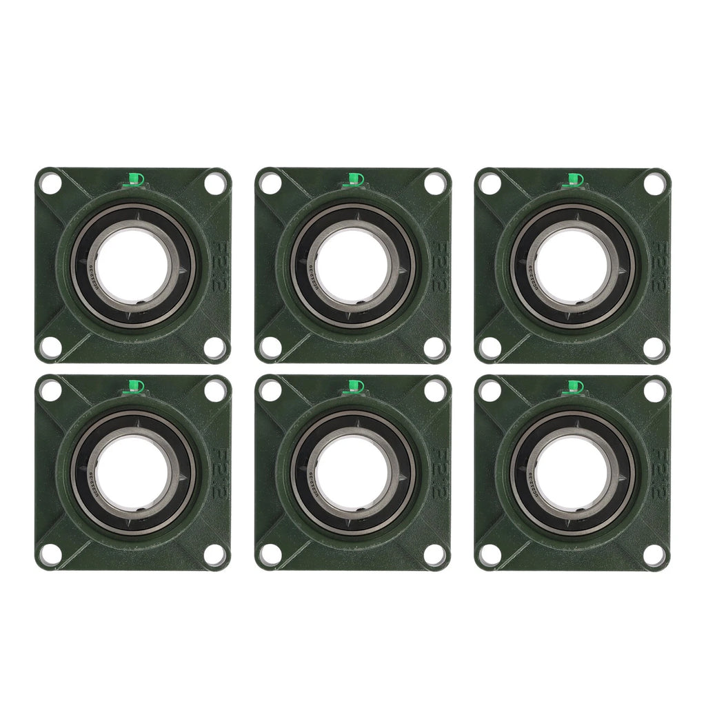 Set of 6 Self-Aligning Pillow Block Bearings for Various Applications