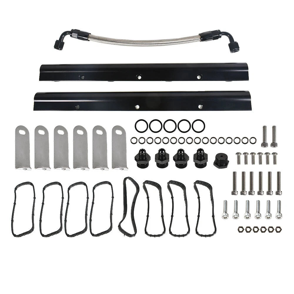 Billet Fuel Rail Kit for LS LS1 LS2 LS3 LS6 (Aftermarket Intake Manifold)
