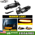 2X LED Dynamic Side Mirror Signal Lights for Dodge Durango (2011â2023)