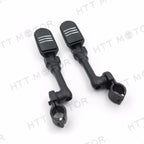 Adjustable Foot Pegs for Triumph Rocket/Yamaha (1" 25mm) Black