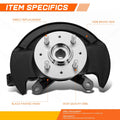 Front Left Loaded Wheel Bearing Hub Knuckle Assembly for Honda Civic (2003–2005)