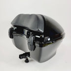Universal Motorcycle Scooter Black Luggage Trunk Case Carrier