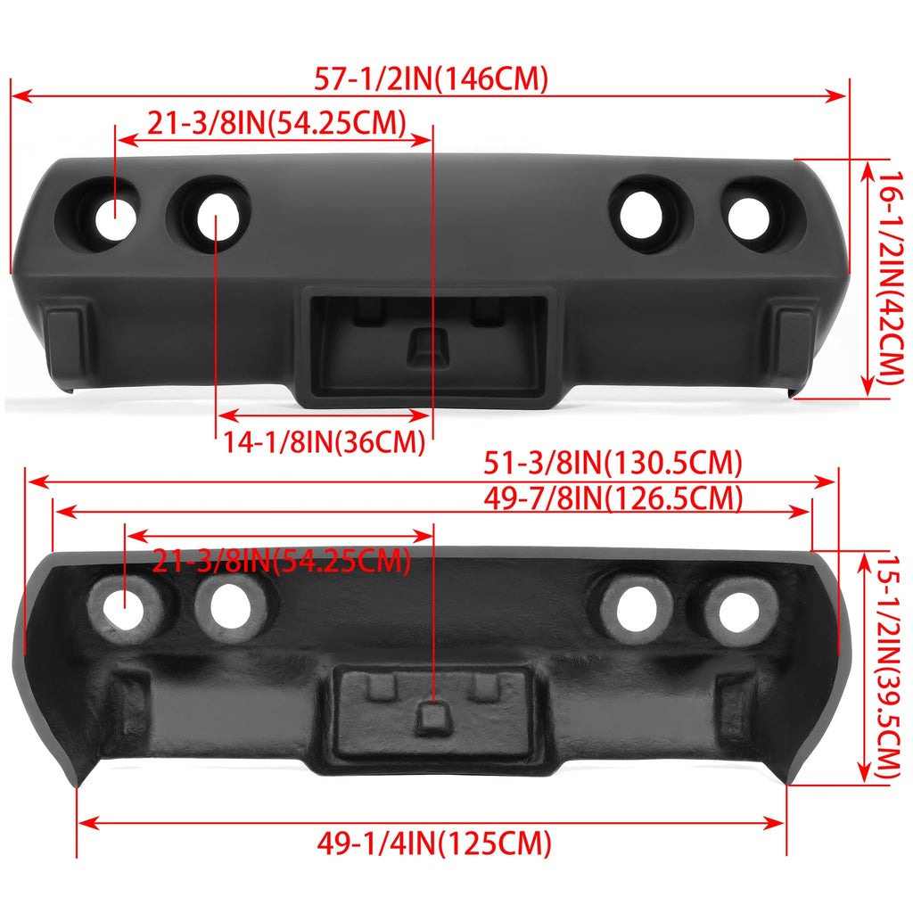 Fiberglass Front & Rear Bumpers for Chevrolet Corvette (1975–1979)