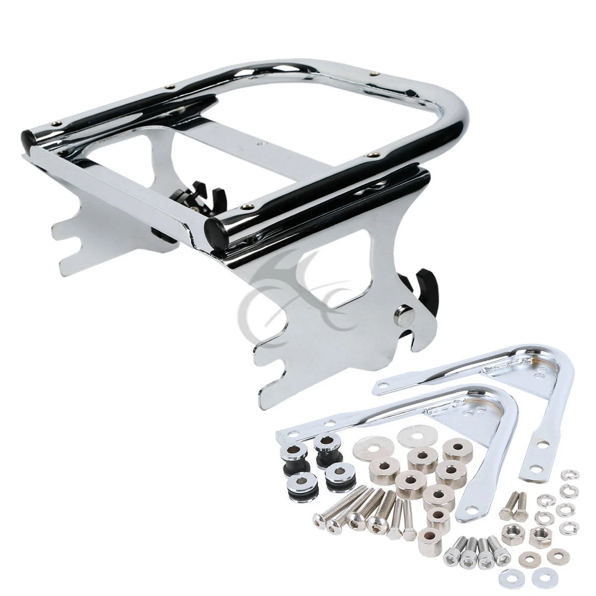 2-Up Trunk Luggage Rack & Docking Hardware for Harley Touring (1997–2008)