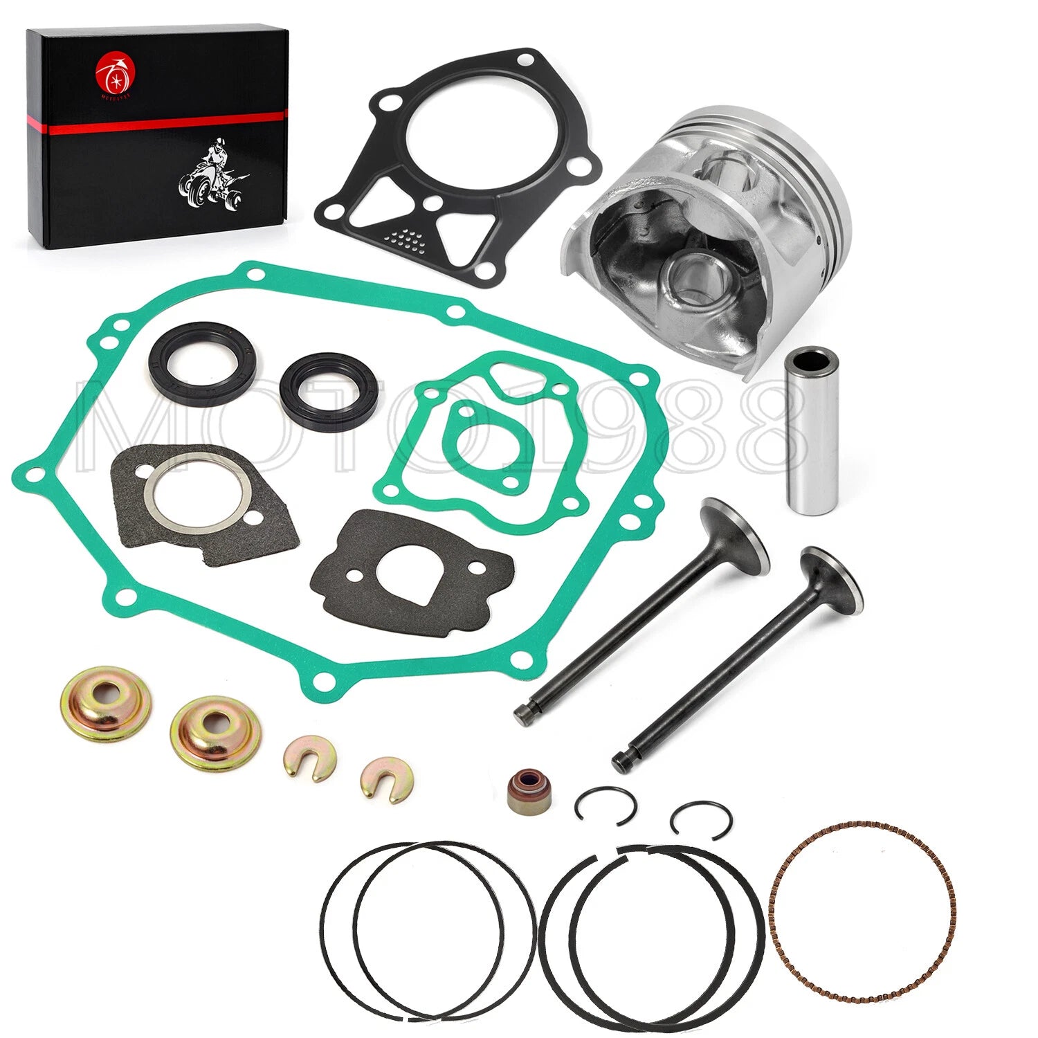 Piston Kit & Ring Gasket Seal for Yamaha Golf Cart G14 (1995–1996)