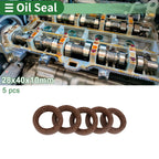 Set of 5 Oil Seals FKM Rubber 28x40x10mm for Various Models 