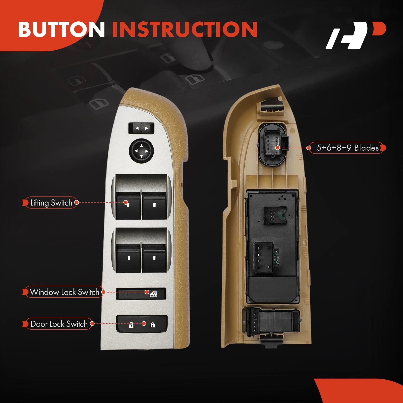 Power Window Switch for Chevy Traverse (2009-2016)