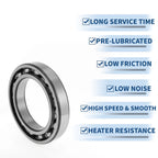 Deep Groove Ball Bearing 6022 P5 for Scooter Skateboard Wheel (110x170x28mm)