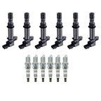 6X Ignition Coils + 6X Spark Plugs for Dodge Ram 1500, Jeep Liberty (2002–2008)