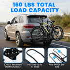 2X Foldable Bike Rack for Electric Bicycle (Fat Tire)