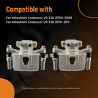Rear Brake Calipers Pair for Mitsubishi Endeavor (2004–2008, 2010–2011)