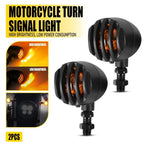 4X Bullet Blinker Turn Signal Lights for Bobber Chopper (Custom)