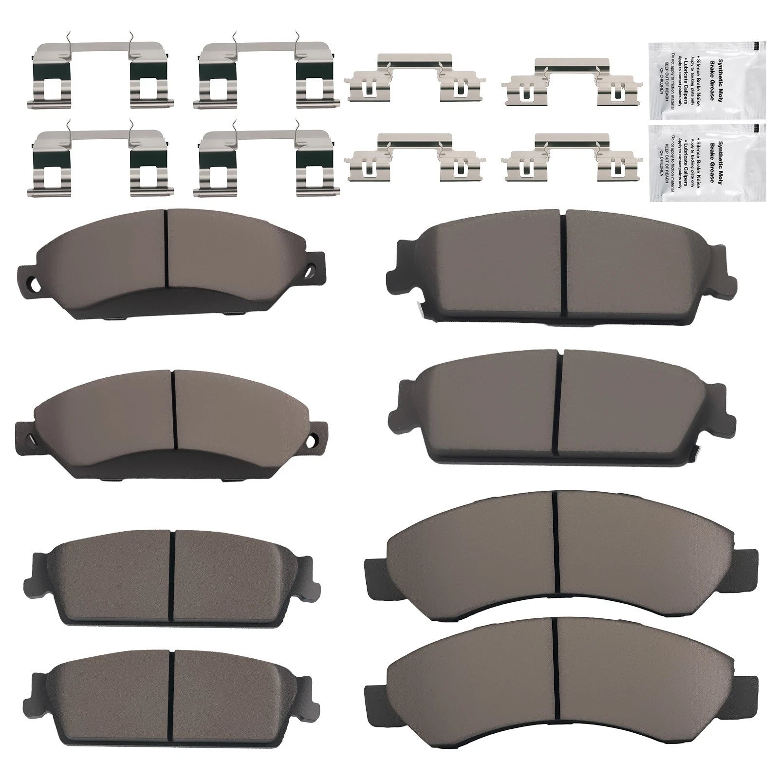 Ceramic Brake Pads Kit for Chevrolet Tahoe/Suburban 1500 (2007–2014)
