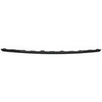 Replacement Black Primed ABS Plastic Rear Center Bumper Cover Molding