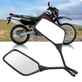 2Pcs Rearview Side Mirrors for Suzuki DR200 DR350 DRZ400 DR650 (1996–2023)