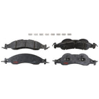Set of 4 Disc Brake Pads for Ford Expedition (2007–2009)
