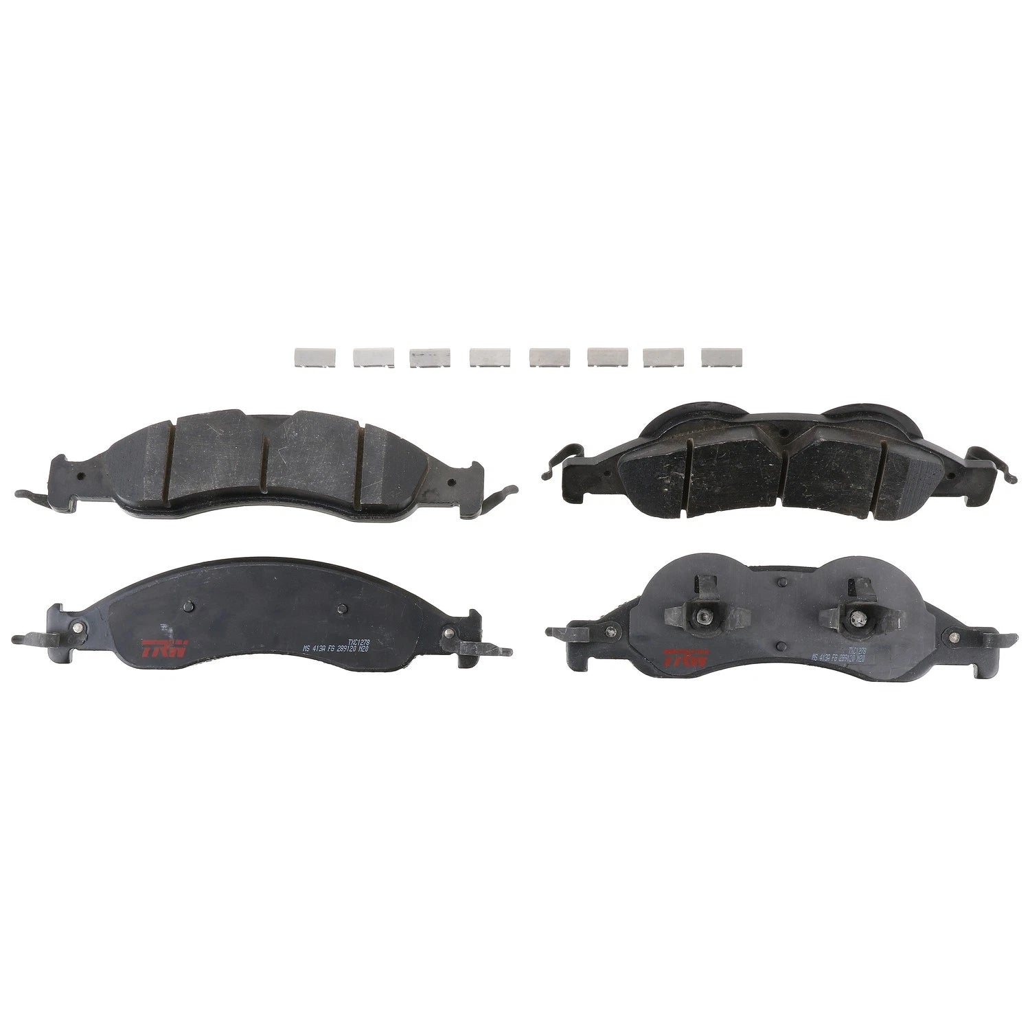 Set of 4 Disc Brake Pads for Ford Expedition (2007–2009)