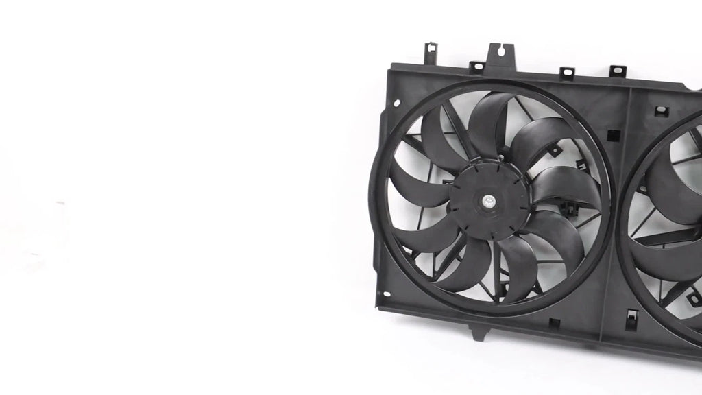 Dual Radiator AC Condenser Cooling Fan for Nissan Rogue (2014–2017, 2020)