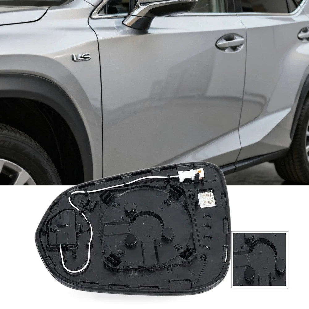 Heated Blind Spot Mirror Glass for Lexus NX (2015–2023), RX (2016–2022) Left