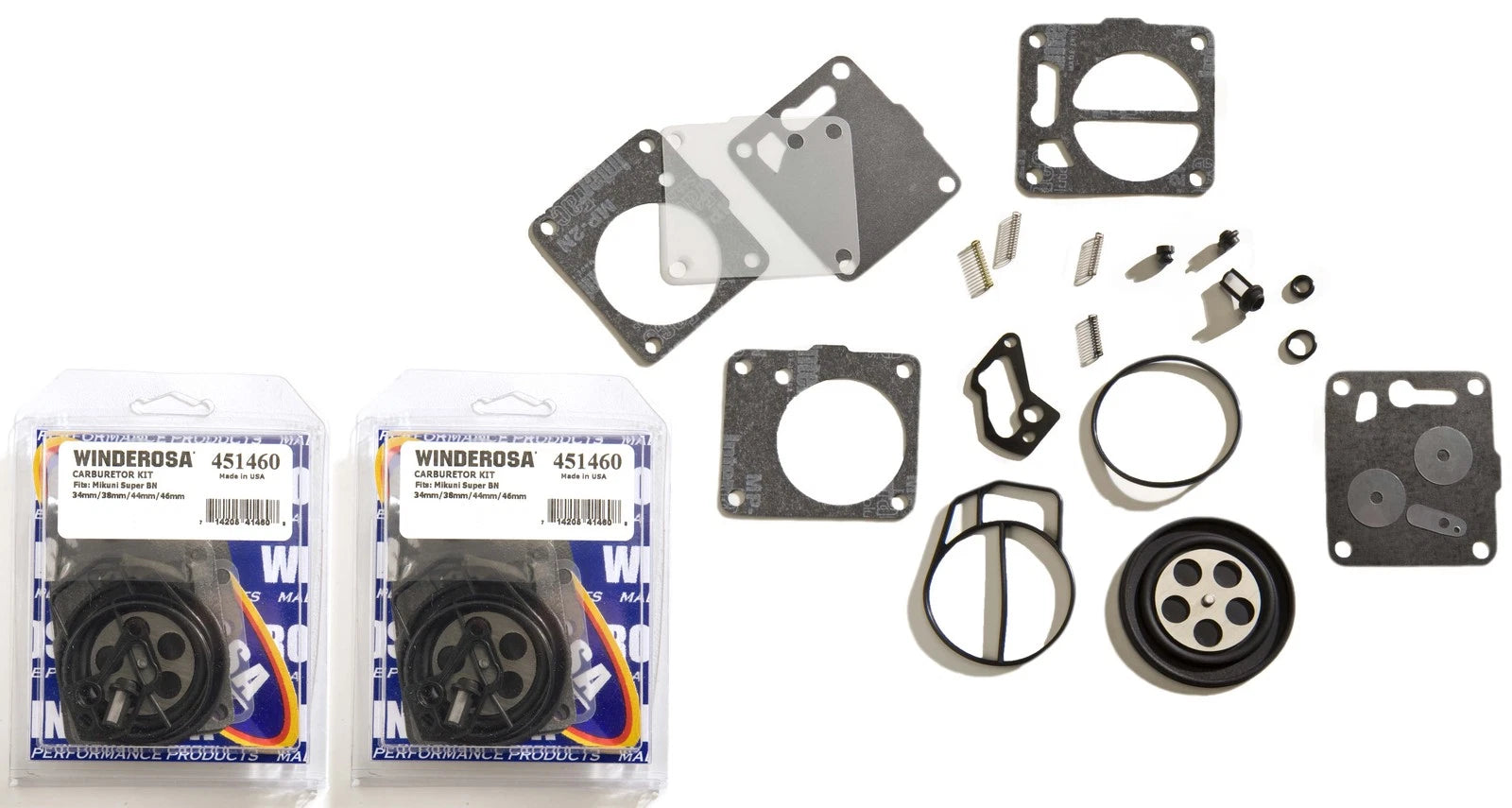 Dual Mikuni Carb Rebuild Kit for Yamaha VXR Wave Blaster Wave Raider (1996–2000)