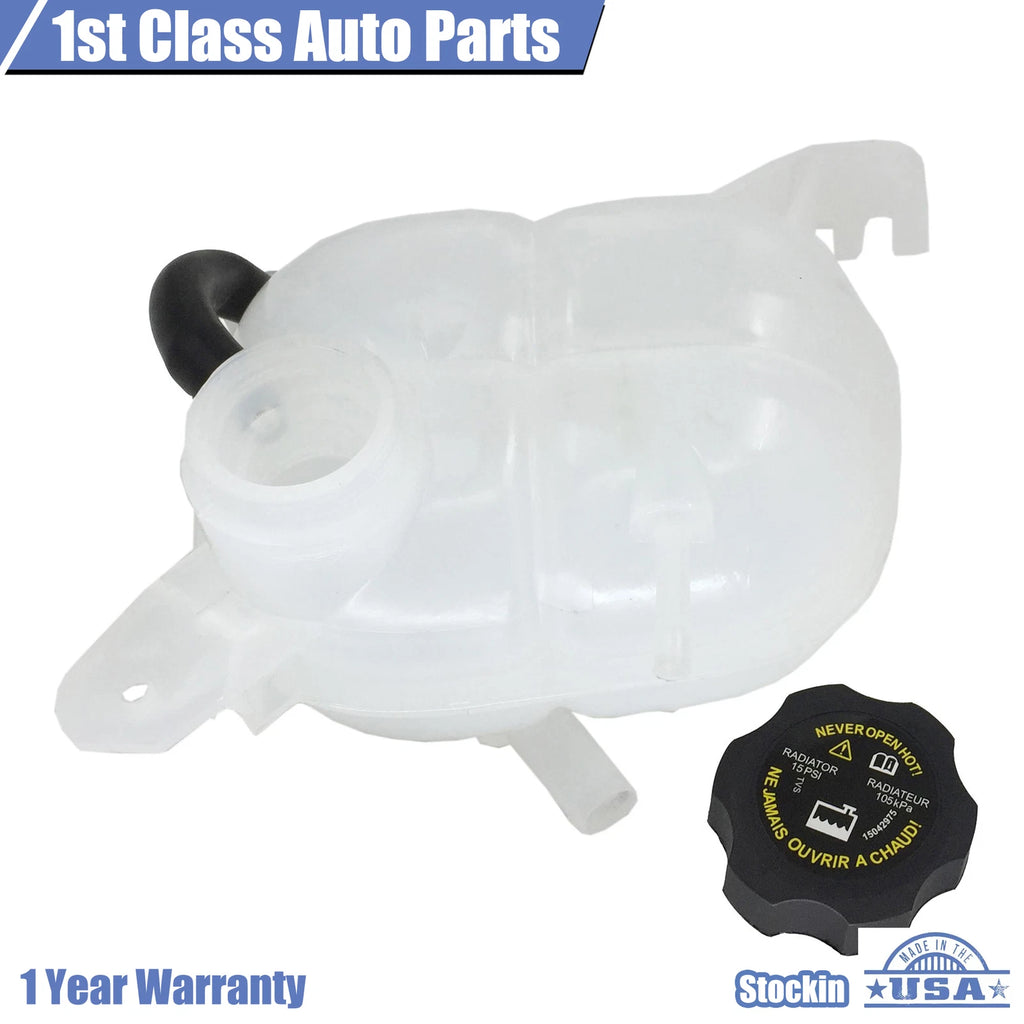 Coolant Overflow Bottle Reservoir Tank with Cap for Saturn Pontiac (2003-2007)