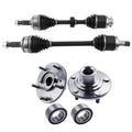 Front CV Axle Shaft and Wheel Hub Bearing Kit for Honda Acura TSX (2009–2013)
