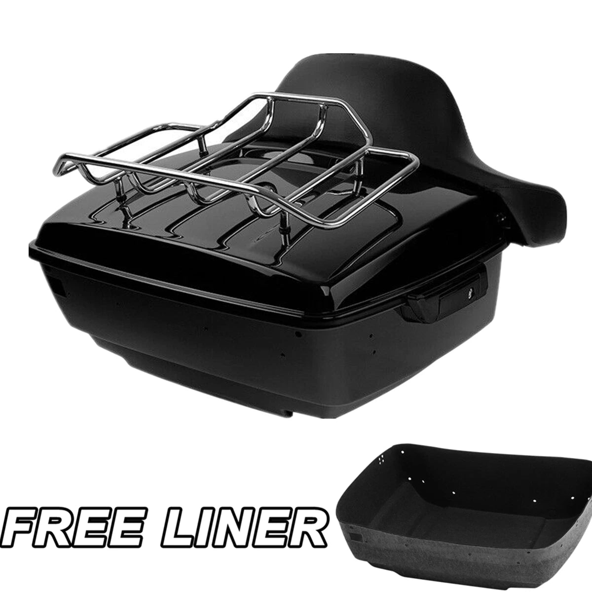 Trunk Backrest Top Rack for Harley Road Glide (2014–2019)