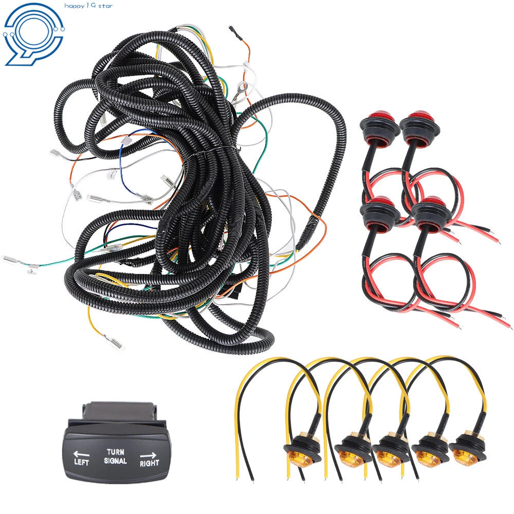 Rocker Switch Turn Signal Kit for Polaris Ranger General RZR (Universal)