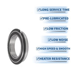 Deep Groove Ball Bearings 6805NR2RS for Scooter Skateboard Wheel (25x37x7mm)