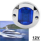 12V LED Blue Side Marker Lights for Truck Trailer RV Boat