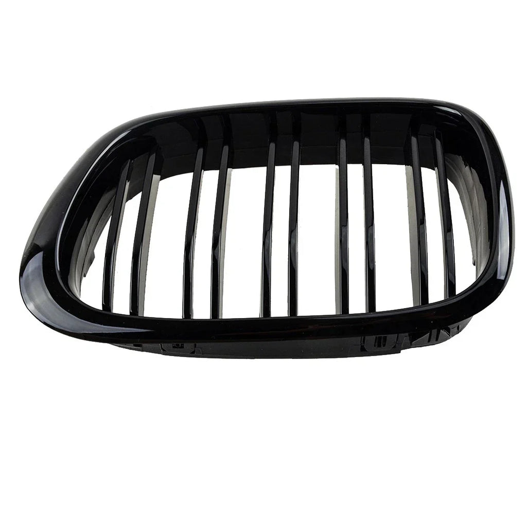 Gloss Black Front Bumper Kidney Grille for BMW 5 Series E39 (1996-2003)