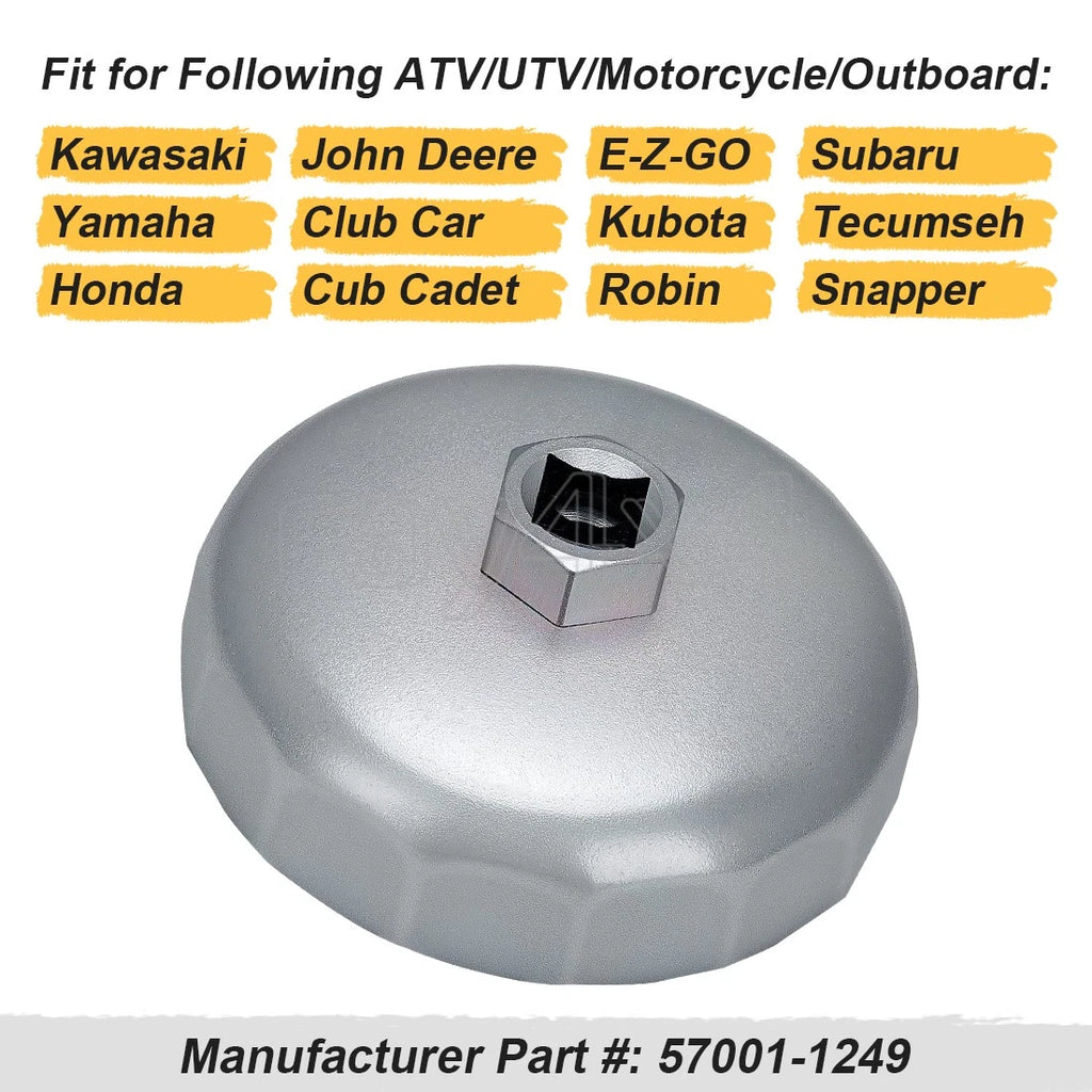 Oil Filter Wrench 65mm for Yamaha Grizzly Kodiak Bruin Rhino Viking Wolverine