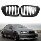 Front Kidney Grille for BMW 3-Series M3 Coupe (2000–2007) - Black