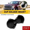 Set of 2 Rubber Cup Holder Inserts for Ford F-150 F-250 F-350 Super Duty