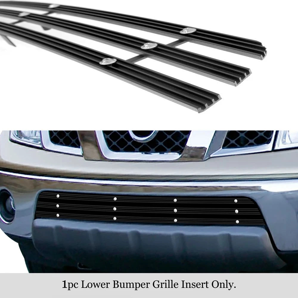 Bumper Wide Billet Rivet Grille for Nissan Frontier Pathfinder (2005-2021)