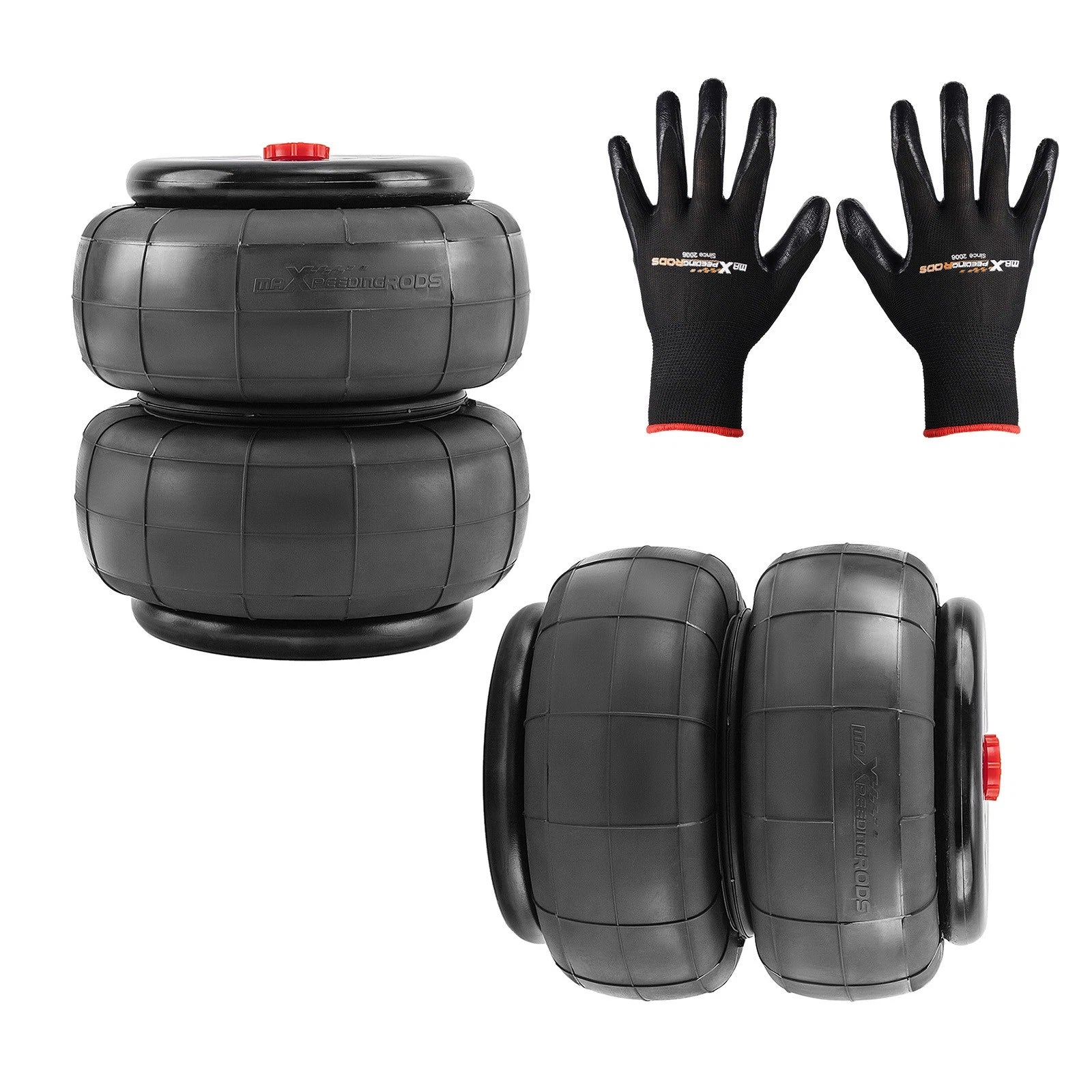 2X Air Spring Suspension Bags for GMC Sierra 1500 1/2" NPT