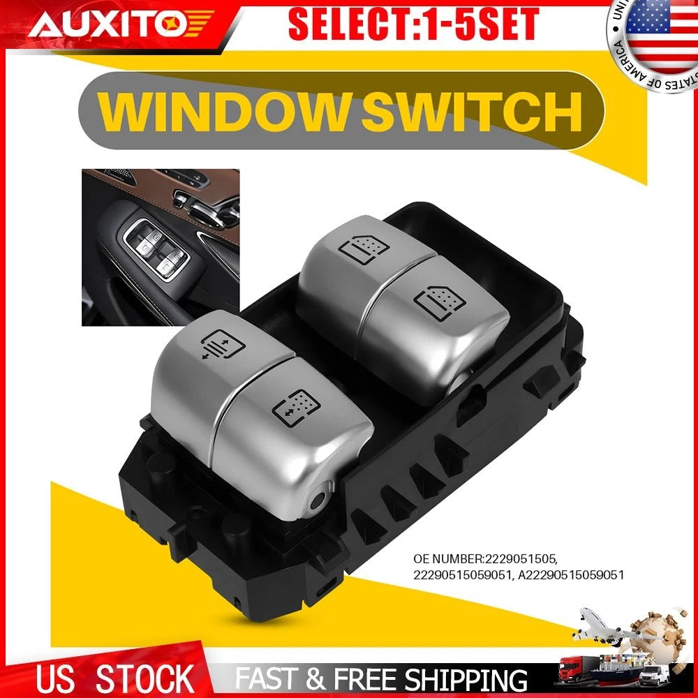 Power Window Switch for Mercedes-Benz S550 S600 S63 AMG W222 (1-10X)