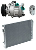 A/C Compressor Kit With Condenser for Kia Rio 1.6L (2013–2017)