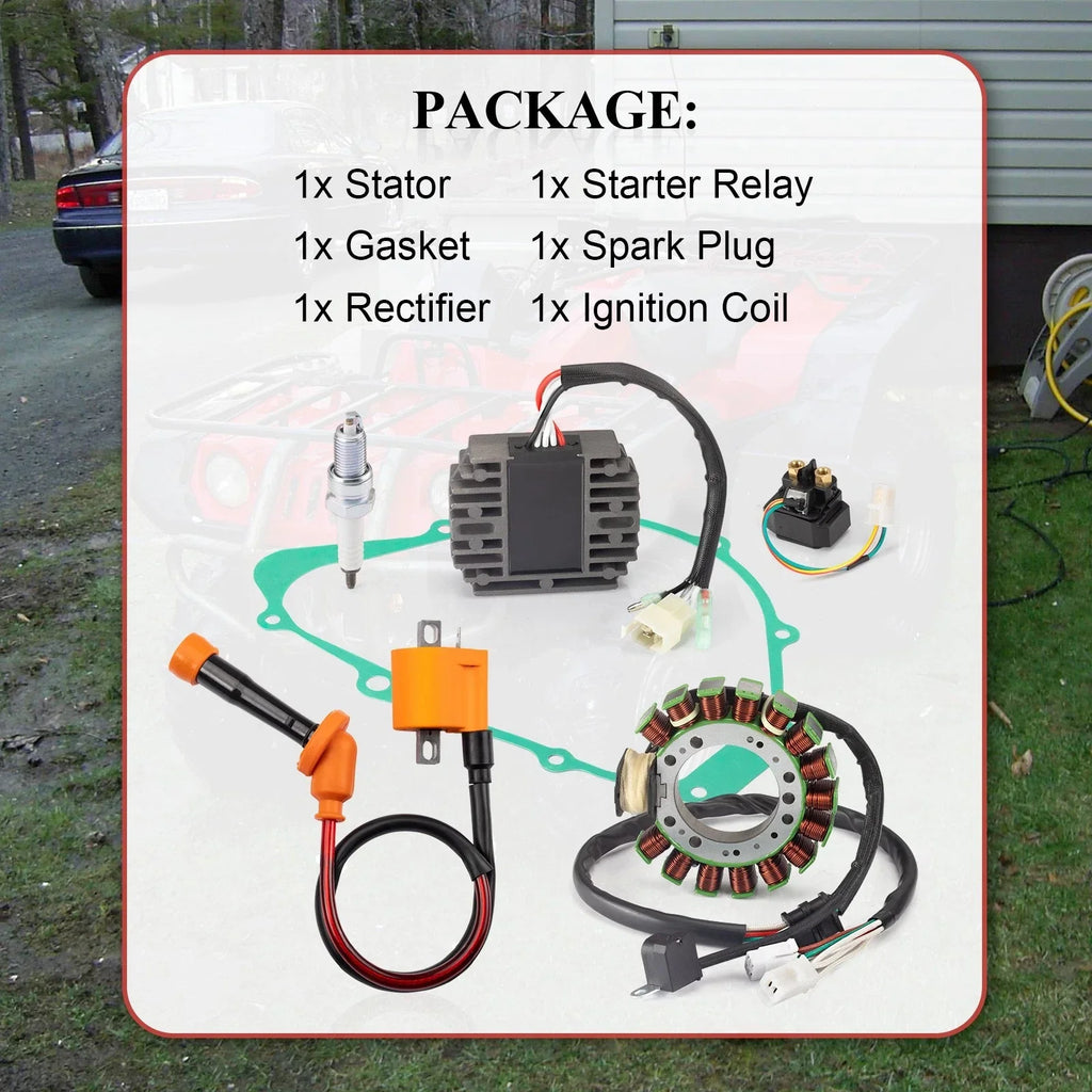 Stator + Coil + Rectifier + Gasket Yamaha Grizzly 600 (1998–2001)