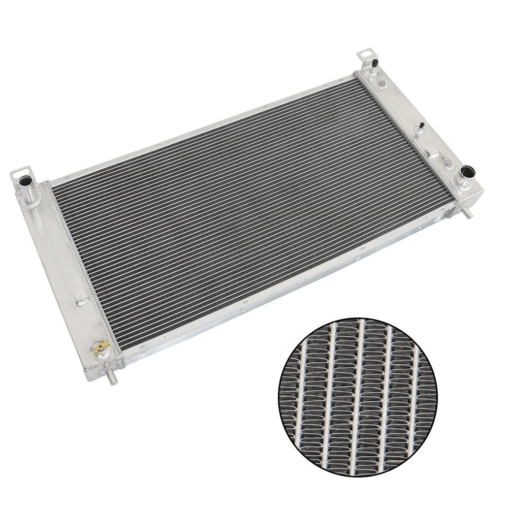 3-Row Aluminum Radiator for Chevy Silverado 1500 2500 HD (1999–2014)