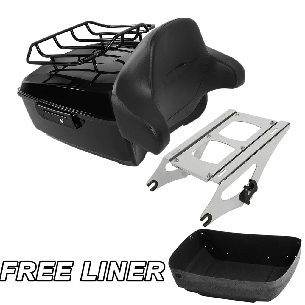 Trunk Pad Mount Rack for Harley Touring Road King Glide (2014–2026)