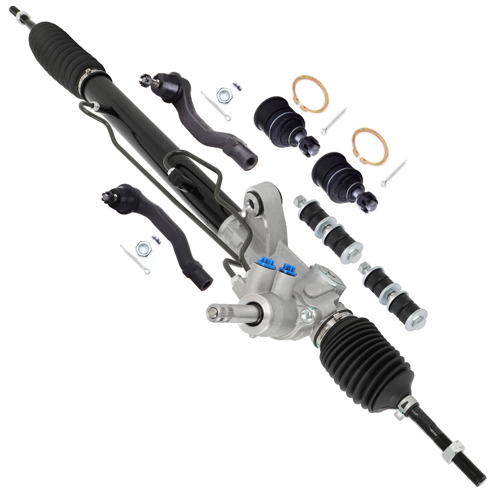 7pc Rack and Pinion + Suspension Kit for Honda Civic (1996–2000)