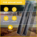 Trim Garnish Pillar Sash for Honda Civic 1992–1995 2/3dr Coupe Hatchback